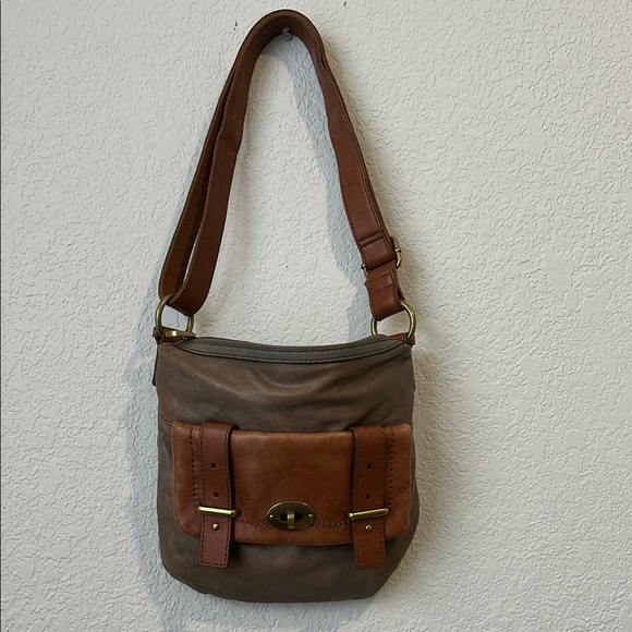 Fossil Handbags - Vtg Fossil Stylish Brown Leather Bag